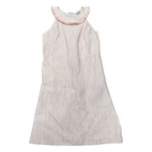 NWT Gabby. Pink Tweed Fringe Halter Dress